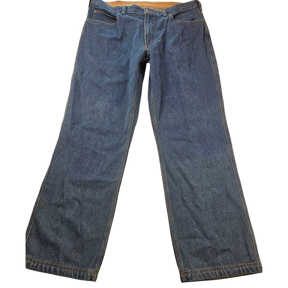 Classic style Duluth 40x32 100% cotton straight leg jeans EUC work casual pants
